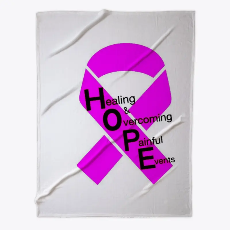 HOPE blanket and pillow